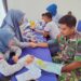 Prajurit Puslatpumar 9 Dabo Singkep Dan Jalasenastri Ikuti Pemeriksaan Kesehatan Gratis Program Asta Cita Presiden RI