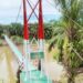 Kodim 0209/Labuhanbatu Rampungkan Perbaikan Jembatan Perintis Garuda di Desa Teluk Rampah