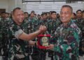 Disiplin Tempur Berlandaskan Hukum, Prajurit Yonif 3 Marinir Terima Penyuluhan dari Babinkum TNI