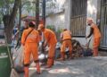 Satgas Grebek sampah Kodim 0502/JU Terus Bergerak Ciptakan Lingkungan Sehat dan Bersih