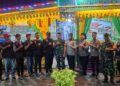 Babinsa Koramil 0201-05/MB Monitoring Kunjungan Tim Penilai Pos Kamling Tingkat Nasional di Kampung Baru