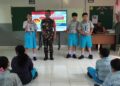 Babinsa Koramil 05 Ciputat Masuk Kelas, Remaja Harus Dibentengi dari Narkotika