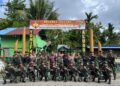 Tinjau Pos Goro Satgas Yonif 410/Alugoro : Kobarkan Semangat, Disiplin, dan Kesiapsiagaan Prajurit.