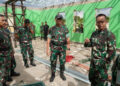 Pastikan Pembangunan Berjalan Optimal, Pangdivif 3 Kostrad Tinjau Progres Rehabilitasi Fasilitas Satuan Jajaran Brigif 3 Kostrad