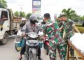 Wujud Kepedulian Sesama, Kodam XII/Tpr Bagikan Nasi Kotak dalam Aksi Jumat Berkah