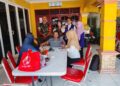 Babinsa Laksanakan Monitoring Pendampingan Posyandu Balita dan Lansia