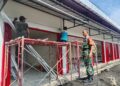 Pembangunan KDKMP Marunda Terus Dikawal Babinsa,Hasilnya Capai 88,47 % Dihari ke-72