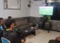 Pererat Kebersamaan dan Tingkatkan Persatuan,Koramil 01/Taman Sari Gelar Nobar Piala Dunia 2026