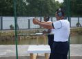 Dankodaeral XI Pimpin Latihan Menembak Pistol, Asah Kemampuan Tempur Pejabat Kodaeral XI