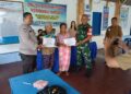 Babinsa Koramil 0201-14/Pancur Batu Melaksanakan Pendampingan Penyaluran BLT Dana Desa Binaan