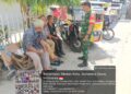 Babinsa Pantau Wilayah, Imbau Warga Waspadai Berita Pemicu Perpecahan