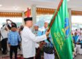 Pemko Tebing Tinggi Lepas Keberangkatan 82 Jemaah Haji Menuju  Tanah Suci