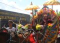 Marinir Lampon Kawal Prosesi Petik Laut Satu Suro Pantai Lampon Banyuwangi