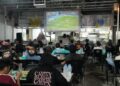 KOREM 023/KS GELAR NOBAR GEMBIRA PIALA DUNIA BERSAMA MASYARAKAT DI TIGA LOKASI