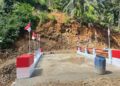Kodim 0211/Tapanuli Tengah Rampungkan Pembangunan Jembatan Aramco di Desa Sigiring-giring