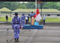 PERSONEL RESIMEN ARHANUD 1 PASGAT IKUTI UPACARA BENDERA 17-AN DI LANUD SOEWONDO