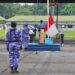 PERSONEL RESIMEN ARHANUD 1 PASGAT IKUTI UPACARA BENDERA 17-AN DI LANUD SOEWONDO