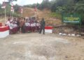 Kodim 0206/Dairi Rampungkan Pembangunan Jembatan Aramco di Desa Sileu-Leuh Persaoran