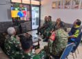 Eratkan Kebersamaan dan Kokohkan Persatuan , Koramil 01/Taman Sari Gelar Nobar Kebangsaan Piala Dunia 2026 Bersama Warga