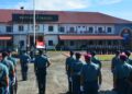 Kodaeral XI Gelar Upacara Bendera 17-an, Asintel Dankodaeral XI Bacakan Amanat Pangkoarmada RI