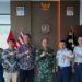 Komandan Kodaeral IX Terima Courtesy Call Tim Audit Itjen Kemhan