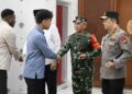 Bersama Forkopimda, Pangdam XIII/Merdeka Sambut Kedatangan Wakil Presiden RI di Gorontalo