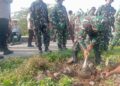 TNI dan Warga Tanam Pohon, Wujudkan Lingkungan Hijau di Cibodas