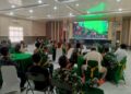 Nobar Semarak Bola Gembira ,Kodim 0201/Medan Membangun Silahturahmi Bersama Masyarakat dan Tingkatkan Binter – Bintahwil