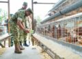 Pangdam I/BB Dampingi Wakasad  Kunjungan Kerja ke Yonif TP 852/Arba Yudha Bhakti ,Prajurit Harus Memberikan Manfaat Nyata Bagi Masyarakat