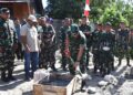 Pangdam XVII/Cenderawasih Pimpin Peletakan Batu Pertama Jembatan Garuda Merah Putih di Mimika