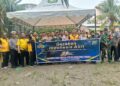 Koramil 06/Medan Sunggal dan Polsek Sunggal Gelar Gerakan Indonesia Asri Dalam Rangka HUT Bhayangkara ke-80