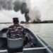 RESPONS CEPAT KODAERAL I BANTU PADAMKAN KEBAKARAN KAPAL IKAN DI PELABUHAN GABION BELAWAN