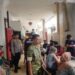 Babinsa Koramil 01/Taman Sari Amankan Jalannya Baksos CSR Artha Graha Peduli di Vihara Avalokitesvara