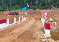 Kodim 0211/Tapanuli Tengah dan Yon TP 908/GD Tuntaskan Pembangunan Kembali Jembatan Armco di Desa Bair