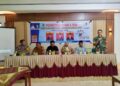 Babinsa 03/Sungai Sariak Menghadiri Acara Penyampaian Visi dan Misi Calon Wali Nagari dan Deklarasi Damai.