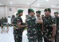 Dandim 0201/Medan Pimpin Upacara Serah Terima Jabatan dan Korps Raport Pindah Satuan Perwira