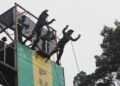 Prajurit Puslatpurmar 8 Teluk Ratai Laksanakan Latihan Perorangan Dasar (LPD) TW II TA. 2026 Materi Mountaineering