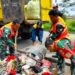 Satgas Sampah Koramil 12/ Rajeg, Wujudkan Lingkungan Bersih di Tanjakan