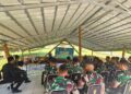 Brigif 14 Kostrad dan Dinas Lingkungan Hidup Lebak Ubah Sampah Organik Jadi Pupuk Kompos