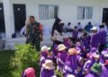 SERKA KUSMIONO BABINSA DESA KLAMBIR V KEBUN SILAHTURAHMI KE SEKOLAH BINAAN