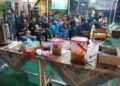 Nobar Sepak Bola Gembira,TNI Polri dan Masyarakat Eratkan Kebersamaan di Wilayah Grogol Petamburan