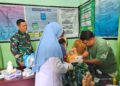Koramil 01/AK Dampingi Sunatan Massal Hari Jadi Labura, Wujud Kepedulian TNI untuk Generasi Sehat