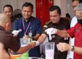 Kodim 0510/Tigaraksa Dukung Pemusnahan 5,9 Kg Ganja dan 154 Gram Sabu Kejari Tangerang