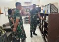 Asrendam XXIV/MT Dampingi Tim Srenaad Tinjau Implementasi Doktrin TNI AD di Satuan Jajaran Kodam XXIV/Mandala Trikora