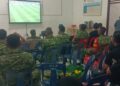 Piala Dunia Jadi Pemersatu, Koramil 11/KP Eratkan Silaturahmi Bersama Forkopimca dan Warga