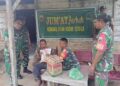 Jumat Berkah, Koramil 01/AK Tebar Kepedulian untuk Warga Kurang Mampu