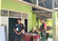 Babinsa Koramil 08/Sungai Geringging Melaksanakan Pengawasan dan Monitoring Pilwana Serentak
