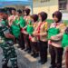 Jaga Jakarta On The Spot, Koramil Legok Bagikan Sembako ke SWK Binaan ‎