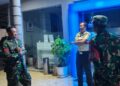 Patroli Malam TNI-Polri dan Linmas Pastikan Paranggupito Tetap Aman