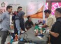 BAKSOS KHITAN MASSAL DI PONPES MOJOSARI NGANJUK DF DAN YBSI LANCAR